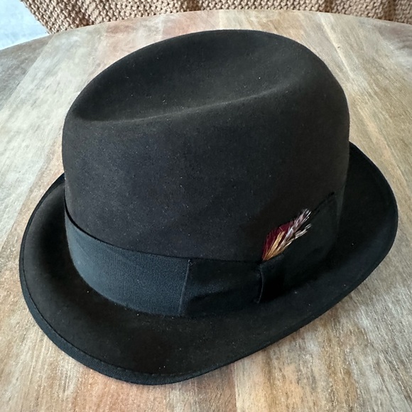 Vintage Adam Premiere Quality Fifth Ave NY Wool Felt Fedora Hat Men’s - Picture 2 of 8